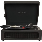 Resim Crosley Voyager Bluetooth Alıcılı ve Taşınabilir Siyah Vintage Plak Çalar Pikap 
