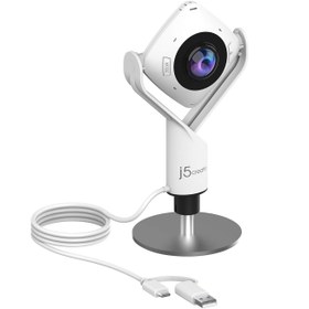 Resim j5create 360 ​​Video Konferans Toplantı ve Web Kamera JVCU360v2 
