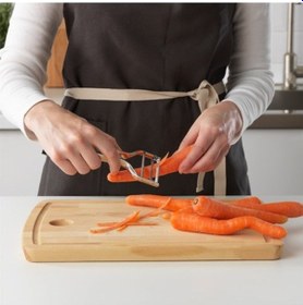 Resim Gri Renk Soyacak Meridyendukkan 13 Cm Paslanmaz Çelik,pratik Mutfak Gereçleri 