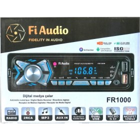 Resim Fi Audıo Fr-1000 Oto Teyp 4x50 Watt Bluetooth Carlive 2xusb Sd Fm Aux 
