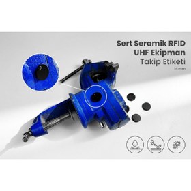 Resim RFGate Sert Seramik RFID UHF Ekipman Takip Etiketi 