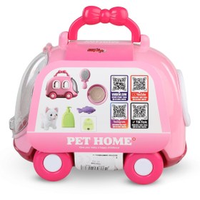 Resim Vardem Tasıma Cantalı Seslı Hareketlı Kedı - Pembe - Pembe / Standart 