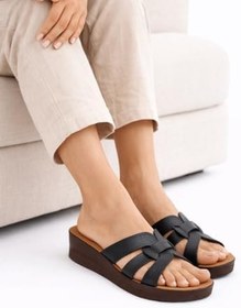 Resim Henedi Z-3149 Comfort Yazlık Kadın Gündelik Terlik Sokak Ev Terliği 