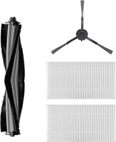 Resim Karaca Vantuz Off Road 2in1 (RS007) Robot Süpürge Uyumlu 4'lü Yedek Parça Seti - Muadil Ürün 