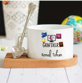 Resim Grafiker Lüks Fincan Seti 