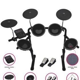 Resim Jwın JDD-2023 Dijital Bateri Seti 