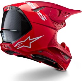 Resim Alpinestars Supertech M10 Flood Off-Road Kaskı Kırmızı 