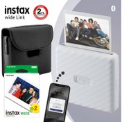 Resim Instax Wide Link Beyaz Akıllı Yazıcı ve Çantalı Hediye Seti 4 