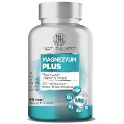 Resim Naturalnest Magnezyum Plus 90 Tablet 