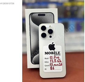 Resim Apple iPhone 15 Pro İkinci El TR | 128 GB | Beyaz 