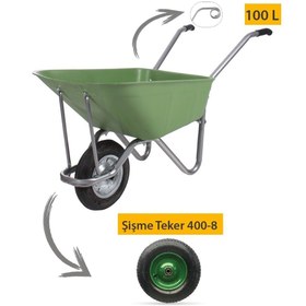 Resim Kanat Ecoplast El Arabası -100 Litre 