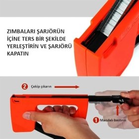 Resim Storemax WP223001 6-10 mm Mekanik Zımba Tabancası + 800 Adet Zımba 