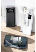 Resim 20.000 Mah Led Işıklı Lcd Ekran Usb Girişli Type-c Lightning Powerbank Belirtilmemiş 