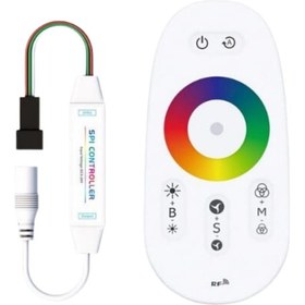 Resim Hazar Led Touch-dokunmatik Argb Pixel Led Adreslenebilir Led Kontrol Cihazı Magic Led 