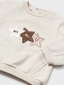 Resim Mayoral Kız Bebek Sweatshirt Bej - 12 Ay 