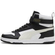 Resim Puma 385839 26 Rebound Game High White/puma Black/vapor Gray Erkek Sneaker Siyah 