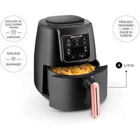 Resim Karaca 3 ü 1 Arada, Ev Yemeği, Közleme, Fırın, Izgara SULU YEMEK Fonksiyonlu Premium Airfryer 