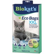 Resim Biokats Eco Bags Kedi Kumu Doğa Dostu Hijyen Torbası XXL (12'li Paket) 