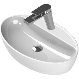 Resim Turkuaz Seramik Cerastyle One 67 x 42 CM Tezgah Üstü Delikli Lavabo 