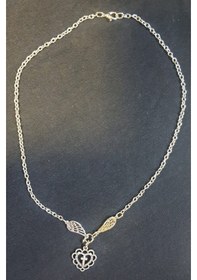 Resim Dükkan Design Wings Heart Cross Kolye Çok Renkli 
