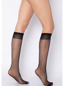 Resim Miorre Tekla Desenli Dizaltı Çorap Çok Renkli 