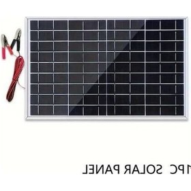 Resim Trendooze 2 Adet Gaojunshop01 Solar Panel Seti 100a Kontrolcül Timsah Ağızı Bağlantılı Taşınabilir Kamp Şarj Kiti 