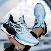 Resim Moda Cool Tarzı Ağ Nefes Alabilen ve Şok Emici Kalın Tabanlı Spor Ayakkabılar, Hafif Kaymaz Seyahat Ayakkabıları, Kadın Ayakkabıları 
