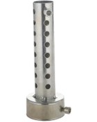 Resim Synodicmonth Gümüş Motosiklet Egzoz Kutusu Susturucu Eki Baffle Db Killer Susturucu 48mm X 140mm 