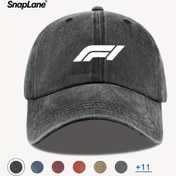 Resim 1 adet Siyah F1 Yarış Logosu Kavisli Kenarlı, Nefes Alabilir ve Ayarlanabilir - Açık Hava Balıkçılığı ve Temalı Partiler için İdeal, F1 Sevdalıları, Babalar ve Anneler için Tatil, Doğum Günü ve Yıldönümü için Mükemmel Hediye, Temalı Parti Aksesuarı | Sporlu Beyzbol Şapkası | Yumuşak Kumaş 