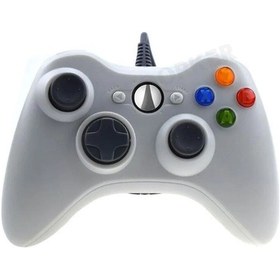 Resim Xbox 360 İçin Beyaz Usb Kablolu Gamepad/ Windows 7/8/10 İçin Slim Kontrol Cihazı Steam Oyun Aksesuarları İçin Pc Desteği 
