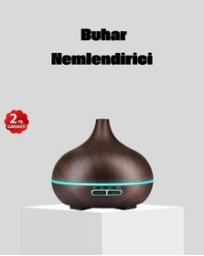 Resim shopwave 550 ml Büyük Su Hazneli Ultrasonik Nemlendirici ve Aromaterapi Difüzörü 
