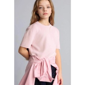 Resim DeFacto Regular Fit Bisiklet Yaka Ribana Kazak Kız Çocuk G6858A826SM 