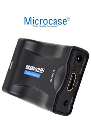Resim Microcase Scart To Hdmı Dönüştürücü Adaptör Siyah - Al2621 