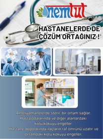 Resim nemtut Hastane ve Muayenehanelerde Rutubet Nem Giderici Kötü Koku Korozyon Önleyici 1 Kutu 2 Paket 1 Kg 