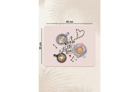 Resim Valerine Life Kahve Makinesi Matı Sıvı Geçirmez Kaymaz Yıkanır Çaycı Çay Espresso Makinesi Pad 35X45CM 27250214 