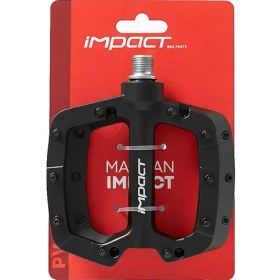 Resim Impact Comp2 Çift Rulmanlı Siyah Plastik Bisiklet Pedalı 