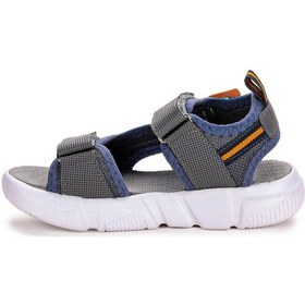 Resim Kiko Kids Cırtlı Yürüyüş Erkek Çocuk Sandalet 201 Füme - Turuncu 
