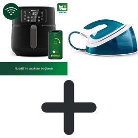 Resim Philips HD9285 Xxl Airfry 7.2 Litre / Philips Gc 6815 Kazanlı Ütü 