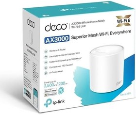 Resim TP-Link Deco X50(1-pack), AX3000 Tüm Ev Mesh WiFi 6 Sistemi 