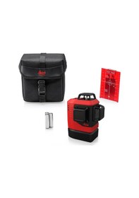 Resim LEICA LINO L6Rs 3 Eksen 360 Derece Çapraz Çizgili Kırmızı Lazer 