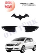Resim Opel Corsa D Kasa Yarasa Batman Ayna Kapağı 2006 2014 Piano Black 