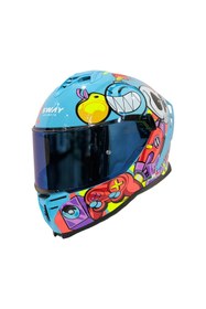 Resim Sway Xbyc 867 Gamer Full Face Güneş Gözlüklü Kapalı Motosiklet Kaskı XL Beden 