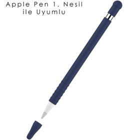 Resim Kyver Pencil 1. Nesil Uyumlu Silikon Koruma Kılıfı Lacivert 