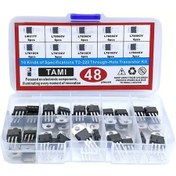Resim Xuweiwei 48 Adet To-220 Serisi Lm317 L7805 Gibi 10 Popüler Transistör Seti - Elektronik Üretimi Ve Eğitimi İçin 