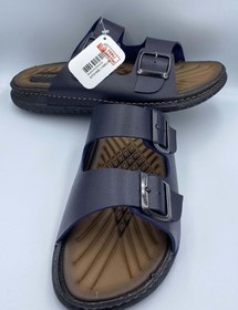 Resim moda ayakkabım Moda Ayakkabı 4521 Erkek Lacivert Rahat Taban Terlik 
