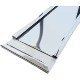 Resim Sebura Krom Kaplı Parlak Metal Nikaljlı 2 Adet Yeni Nesil Plakalık 