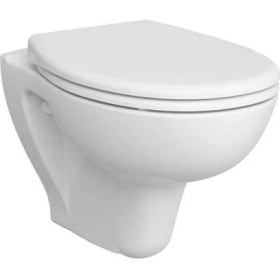 Resim Vitra S20 Round Smoothflush Asma Klozet + Vitra Yavaş Kapanır Kapak + Vitra Gömme Rezervuar Set 