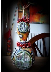 Resim Himarry Güneş Enerjili Dekoratif Kabak Dekoru El Yapımı 