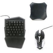 Resim Polygold Pg-8036 Jchf-68(s) Pubg 3 In 1 Oyun Seti Klavye Ve Mouse Set 