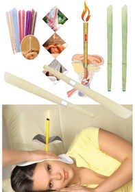 Resim Kulak Temizleme Bakım Mumu 1 Çift 